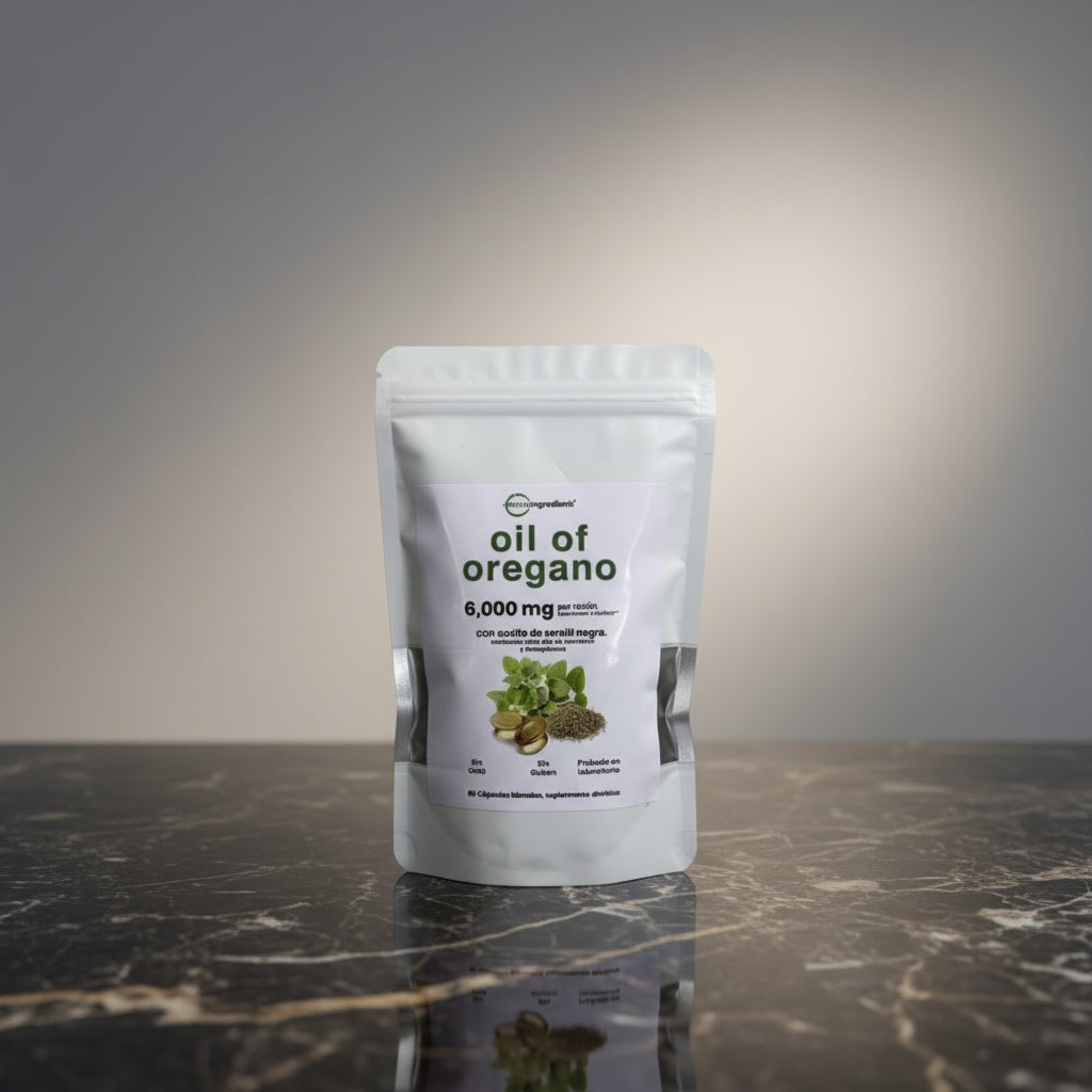 Aceite de Orégano Premium 60 Capsulas™ Refuerza inmunidad 🌿