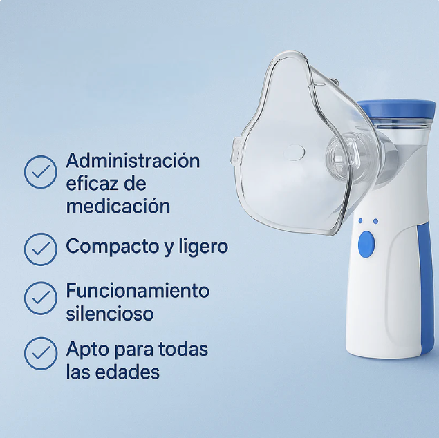 Nebulizador Portátil™ | Alivio respiratorio instantáneo 🌬️