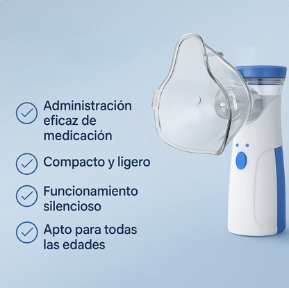 Nebulizador Portátil™ | Alivio respiratorio instantáneo 🌬️