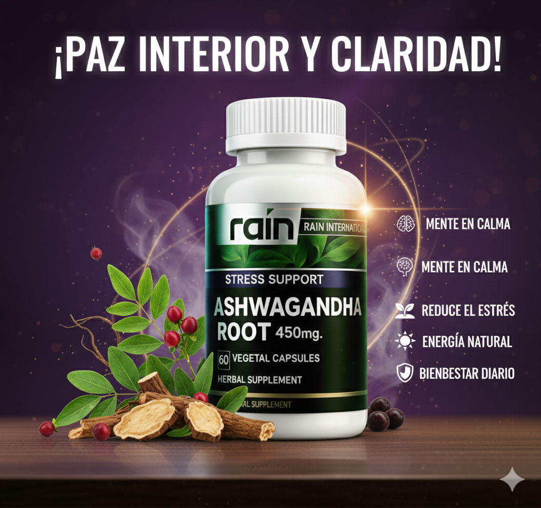 Ashwagandha Magnesio 450mg 60 Caps