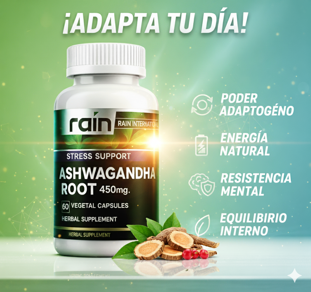 Ashwagandha Magnesio 450mg 60 Caps