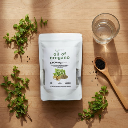 Aceite de Orégano Premium 60 Capsulas™ Refuerza inmunidad 🌿