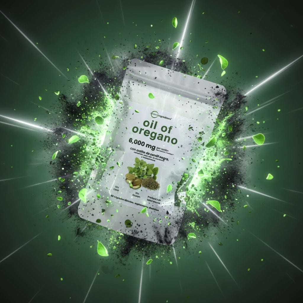 Aceite de Orégano Premium 60 Capsulas™ Refuerza inmunidad 🌿
