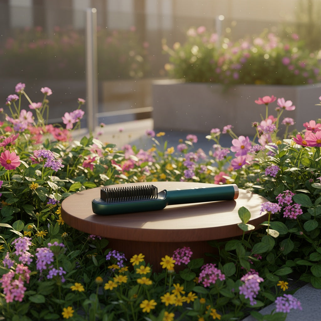 Cepillo Alisador 3 en 1™ Desenreda y alisa sin esfuerzo 🌸