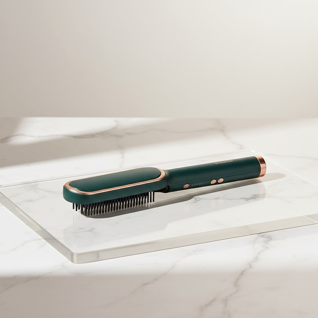 Cepillo Alisador 3 en 1™ Desenreda y alisa sin esfuerzo 🌸