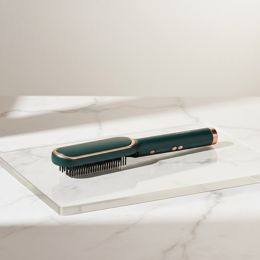 Cepillo Alisador 3 en 1™ Desenreda y alisa sin esfuerzo 🌸